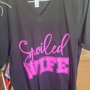 Spoiled Wife!! Here is your shirt!